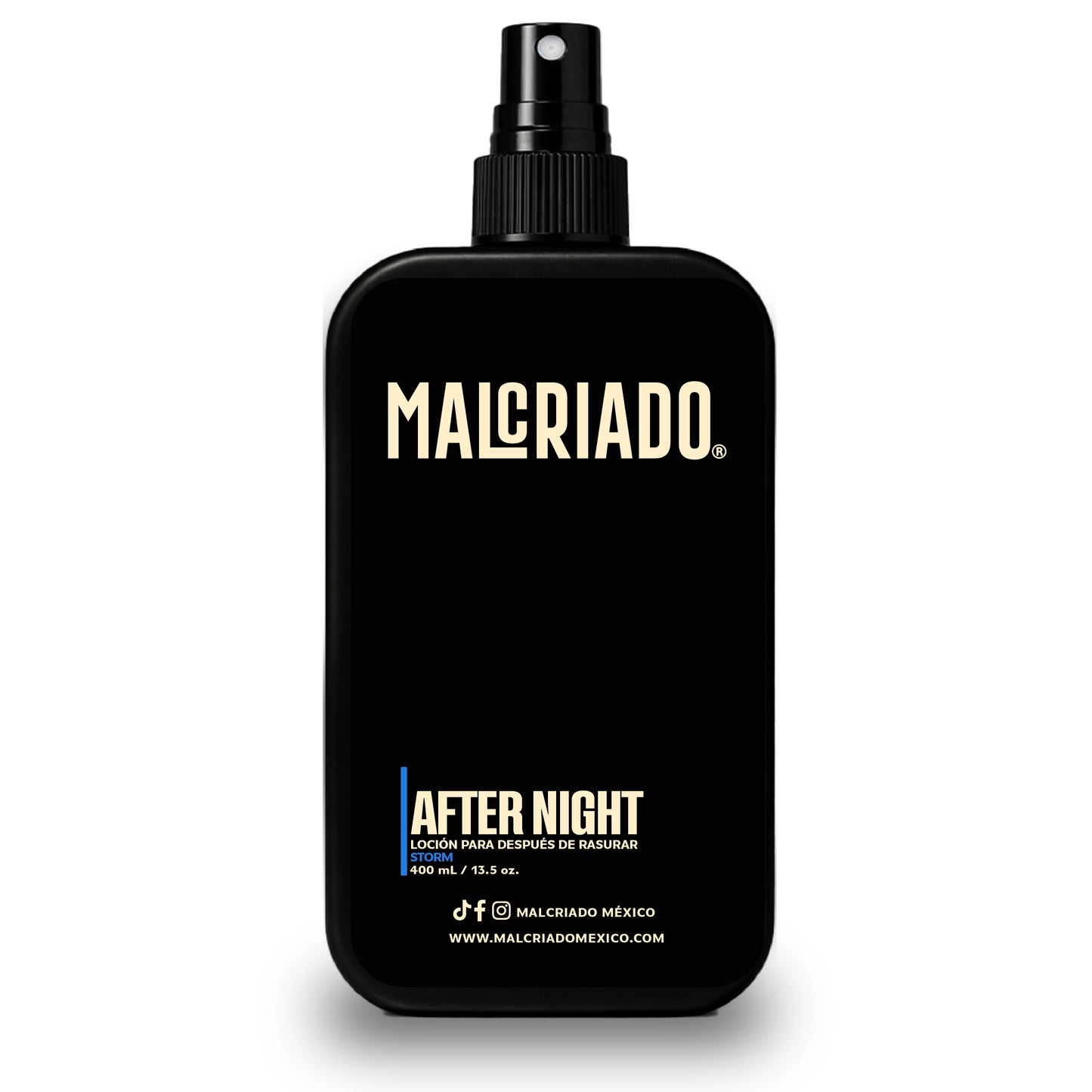 After Night Storm Loción para Después de Rasurar 400 mL | Hidratación, Frescura y Cuidado Facial Masculino | Malcriado México (Copia)