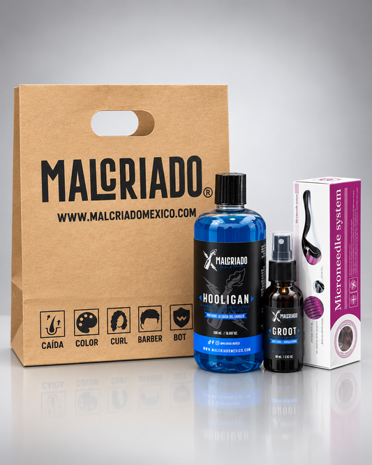 Kit Capilar Hooligan + Groot + Dermaroller 0.5 mm