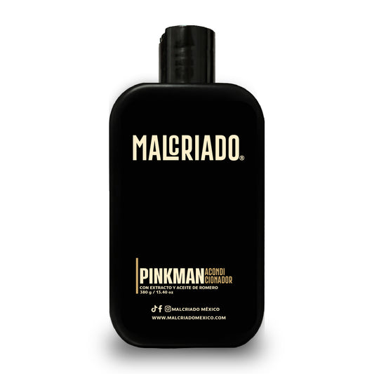 Pinkman Acondicionador con Romero 380 g | Hidratación Ligera, Suavidad y Brillo | Malcriado México