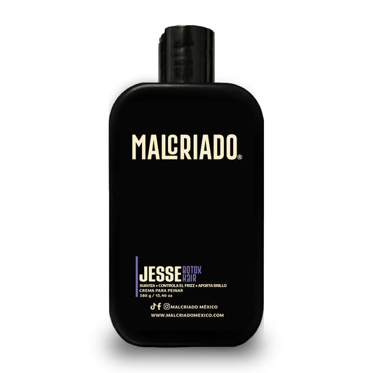 Jesse Crema para Peinar 380 g | Control de Frizz, Suavidad y Brillo para Cabello Maltratado | Malcriado México